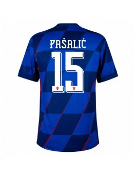 Moški Nogometna dresi replika Hrvaška Mario Pasalic #15 Gostujoči EP 2024 Kratek rokav